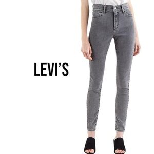 LEVI’S 720 High Rise Super Skinny Cropped | Grey | Stretch | Women’s 26
